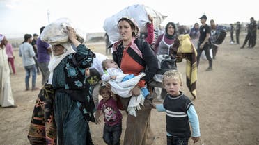 Syrian Kurds flooded into Turkey 