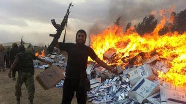 ISIS cigarettes smoking smokers (Photo courtesy: The Times)