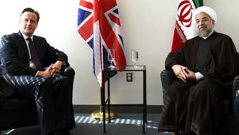 British PM, Iran president hold first talks since 1979 