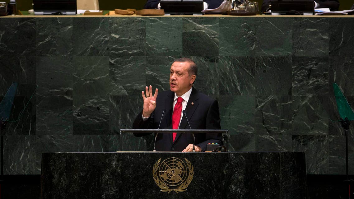 Erdogan rabaa UN assembly Egypt turkey REUTERS