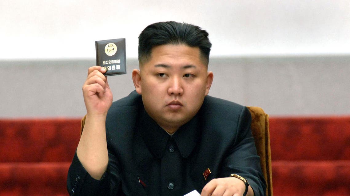 North Korean leader Kim Jong-Un holds up his ballot during the fifth session of the 12th Supreme People's Assembly of North Korea at the Mansudae Assembly Hall in Pyongyang in this April 13, 2012 file photo. (Reuters)