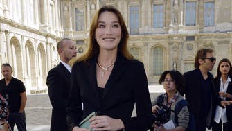 Carla Bruni-Sarkozy back in spotlight at Paris fashion