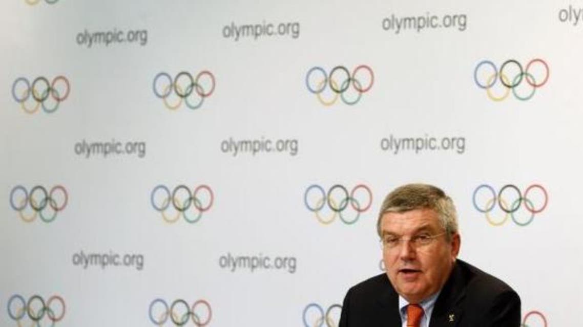 International Olympic Committee (IOC) President Thomas Bach speaks during a news conference Reuters