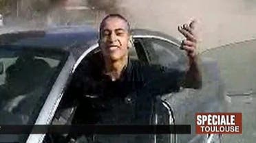 A TV grab released by a French TV station shows an image of 23-year-old Frenchman Mohammed Merah. 