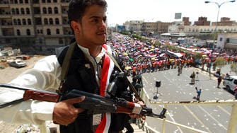 Two killed as Yemen rebels tighten grip on capital 