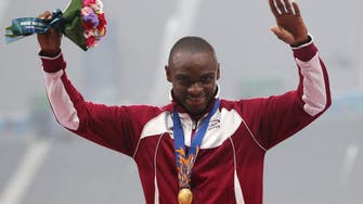 Qatar's Ogunode sets new 100-meter Asian record