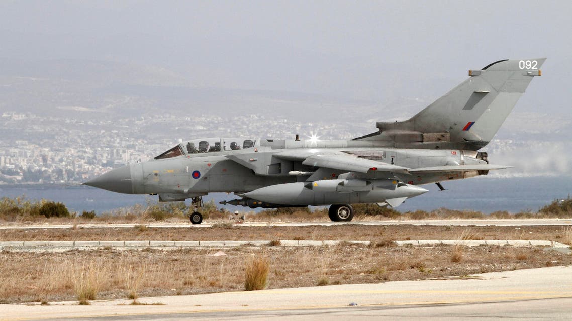 A British Tornado jet prepares to takeoff at the RAF Akrotiri in Cyprus September 27, 2014. (Reuters)
