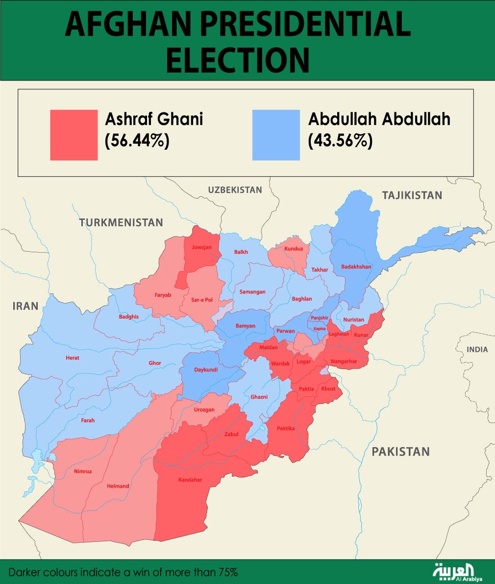 Infographic: Afghan presidential election