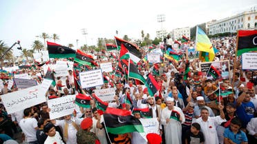 Supporters of Operation Dawn demonstrate in Martyrs' Square in Tripoli September 26, 2014. (Reuters)