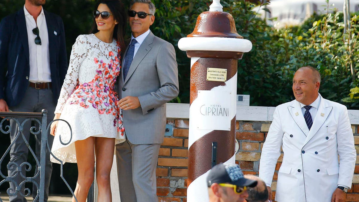 Свадьба Амаль Клуни в Венеции