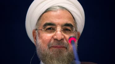 Iran's President Hassan Rouhani in a news conference at the United Nations Headquarters in New York September 26, 2014. (Reuters)