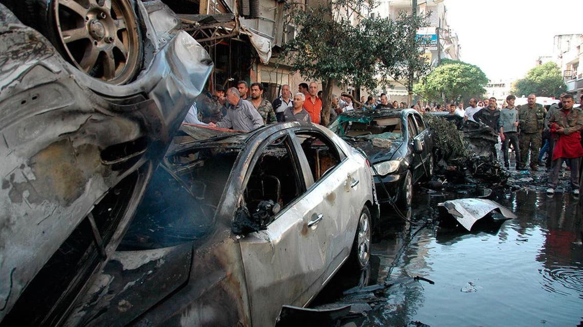 homs syria car bomb (Reuters)