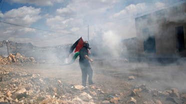 Palestinian protesters in the West Bank. (File photo: Reuters)