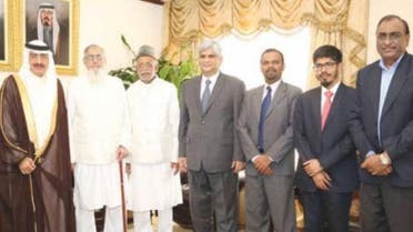 Minister of Haj Bandar Hajjar receives India’s Haj goodwill delegation and senior diplomats at his office in Jeddah on Tuesday