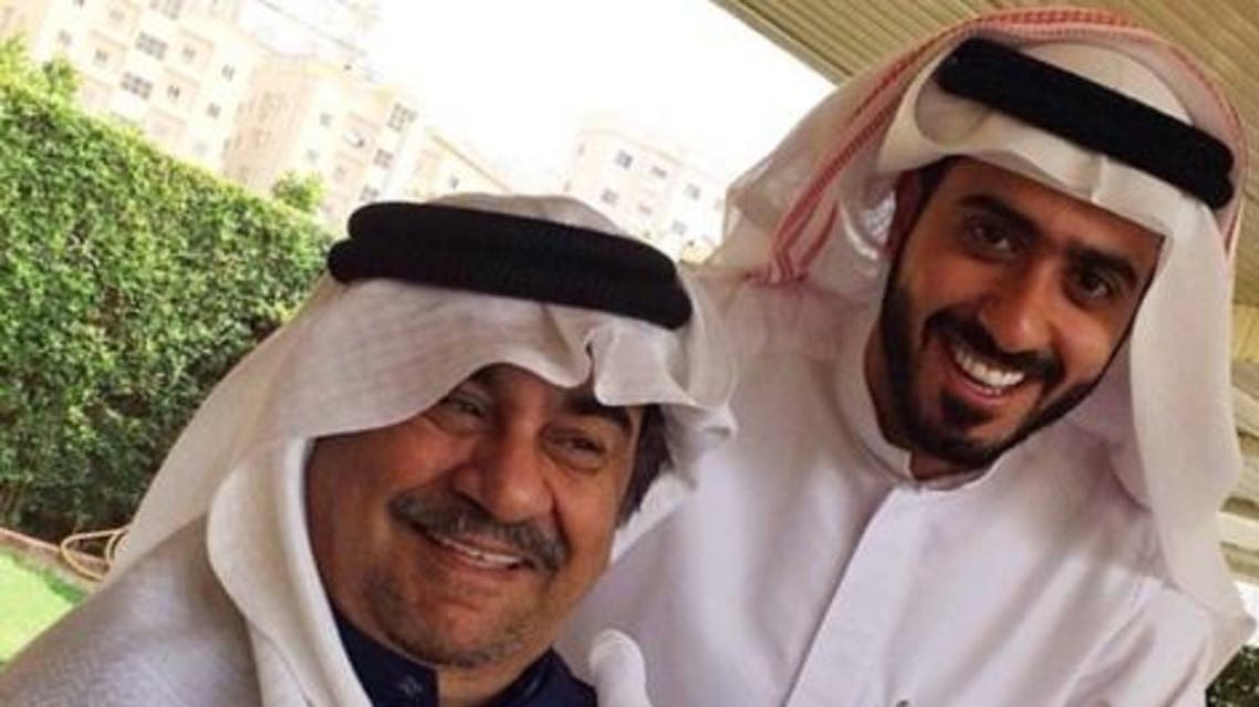 محمد الرمضان مع الفنان عبدالحسين عبدالرضا