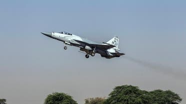 A file photo of a JF-17 Thunder fighter jet of the Pakistan Air Force taking off from Mushaf base in Sargodha, north of Pakistan. (File photo: Reuters)