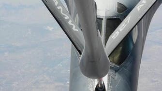 Anti-ISIS coalition warplanes refuel on the go