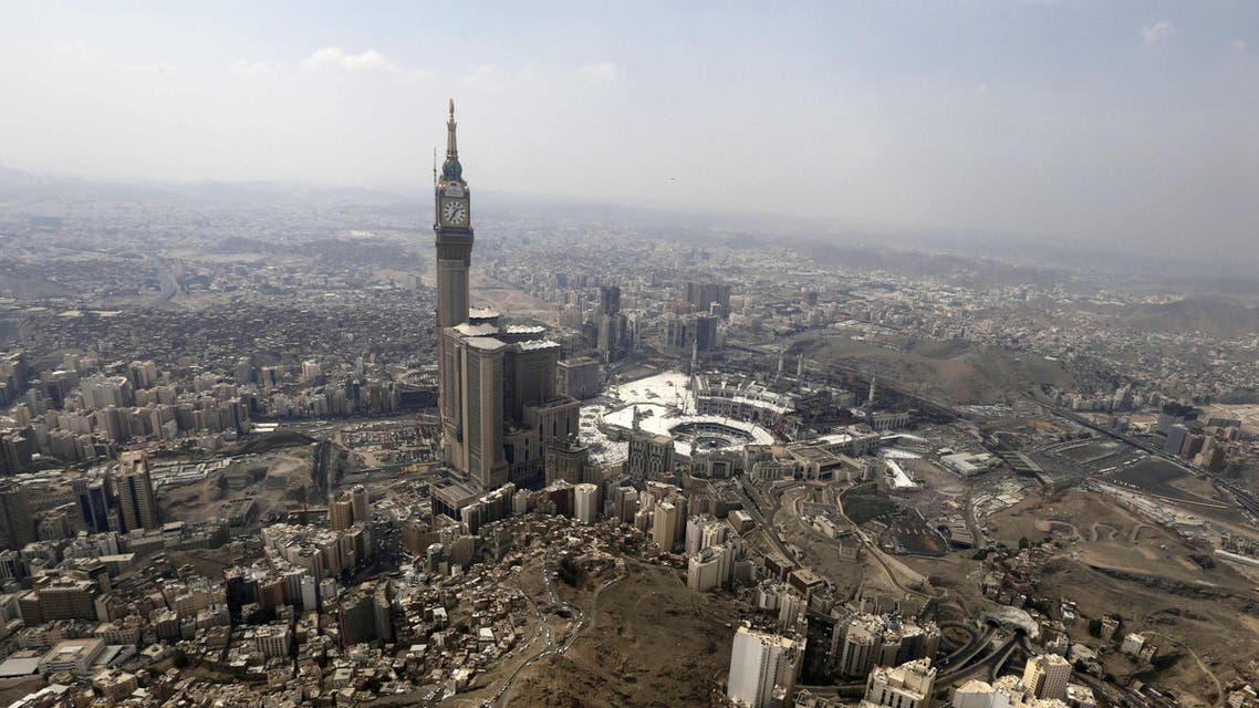 An aerial view is seen of the Grand Mosque on the second day of Eid al-Adha in the holy city of Mecca October 5, 2014. (Reuters)