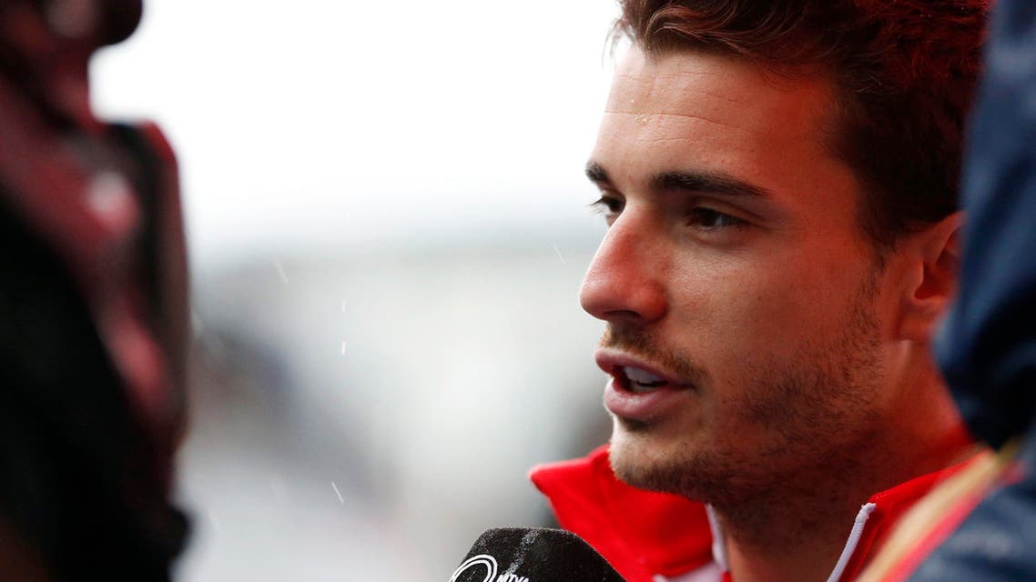 Marussia Formula One driver Jules Bianchi of France speaks to the media after a news conference at the Suzuka circuit October 2, 2014. (Reuters)