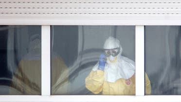 Ebola Spain Madrid AFP