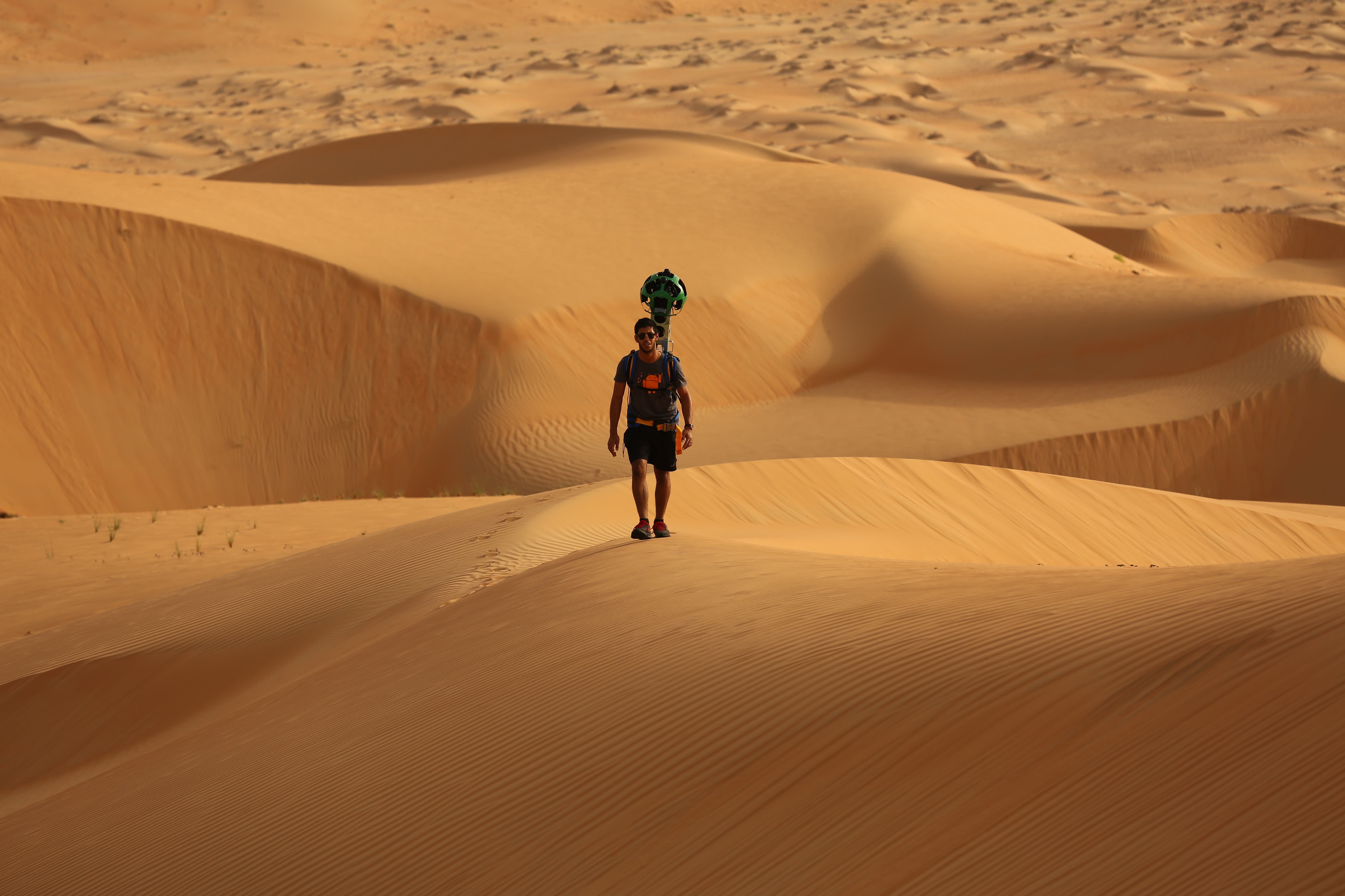 Google Street View maps the Arabian Desert using a camel 