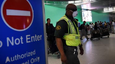 Airport worker Los Angeles Ebola AFP