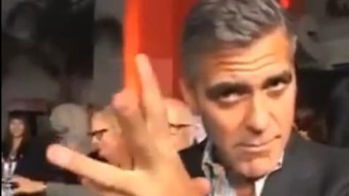 george clooney dance youtube still