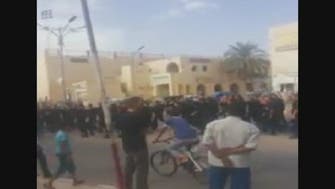 Police protest in Algerian city over release of prisoners