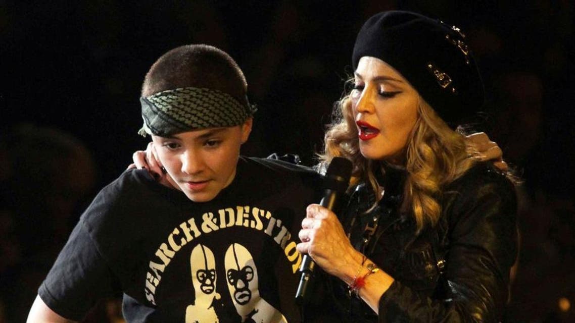 madonna and her son (photo courtesy: The Independent)