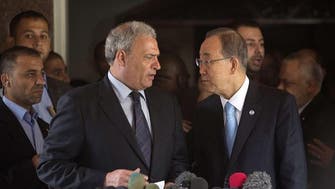 U.N. chief Ban visits war-scarred Gaza Strip
