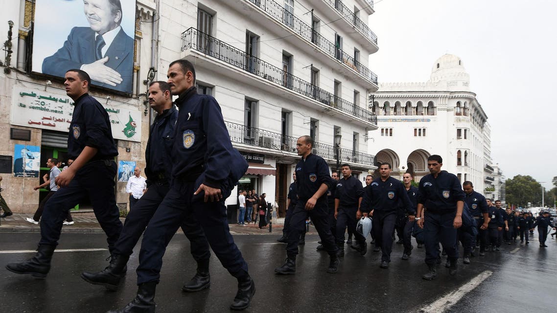 algeria police demo AFP
