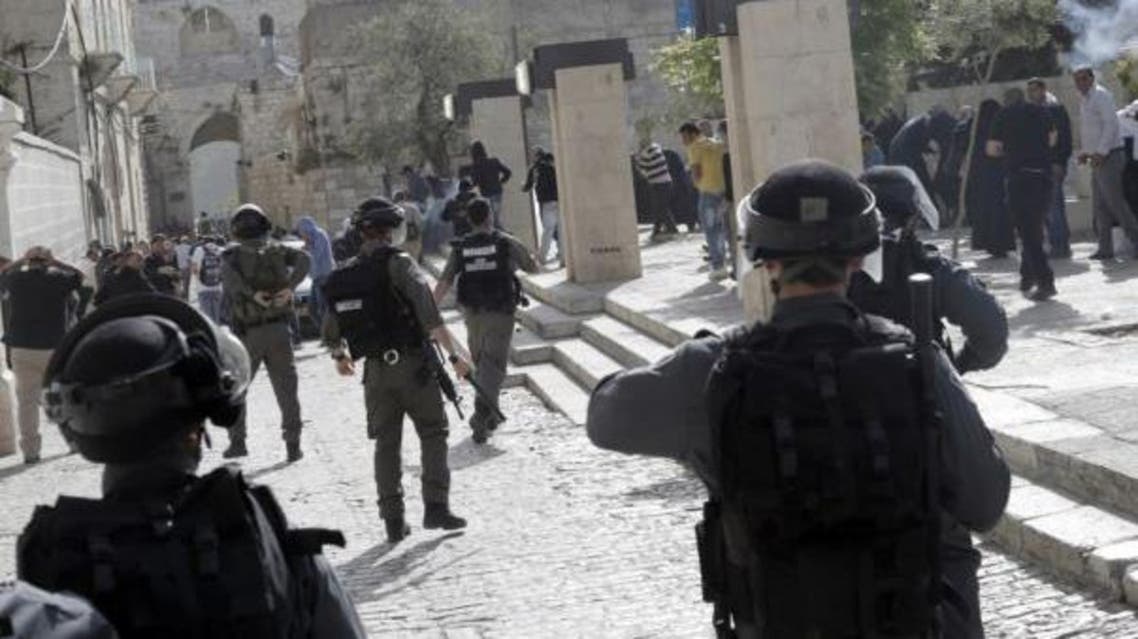 الشرطة الإسرائيلية في المسجد الأقصى