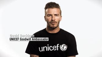David Beckham rallies support for the fight against Ebola