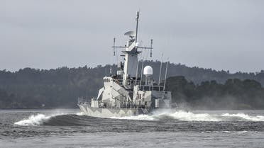 Swedish corvette HMS Stockholm AFP