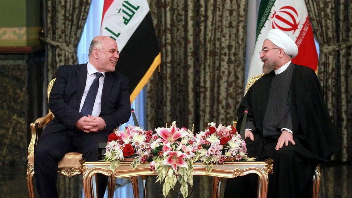 Hasan Rowhani Haidar al-Abadi AFP