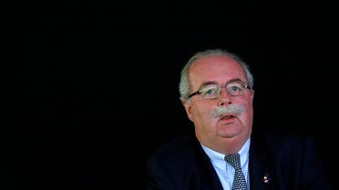 Christophe de Margerie, CEO of the French oil and gas company Total SA, speaks during an interview with Reuters on the eve of an oil summit in Paris, in this May 2, 2012 file picture. (Reuters)