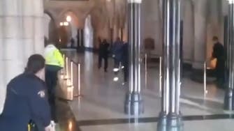 Footage shows shootout inside Canada’s parliament 