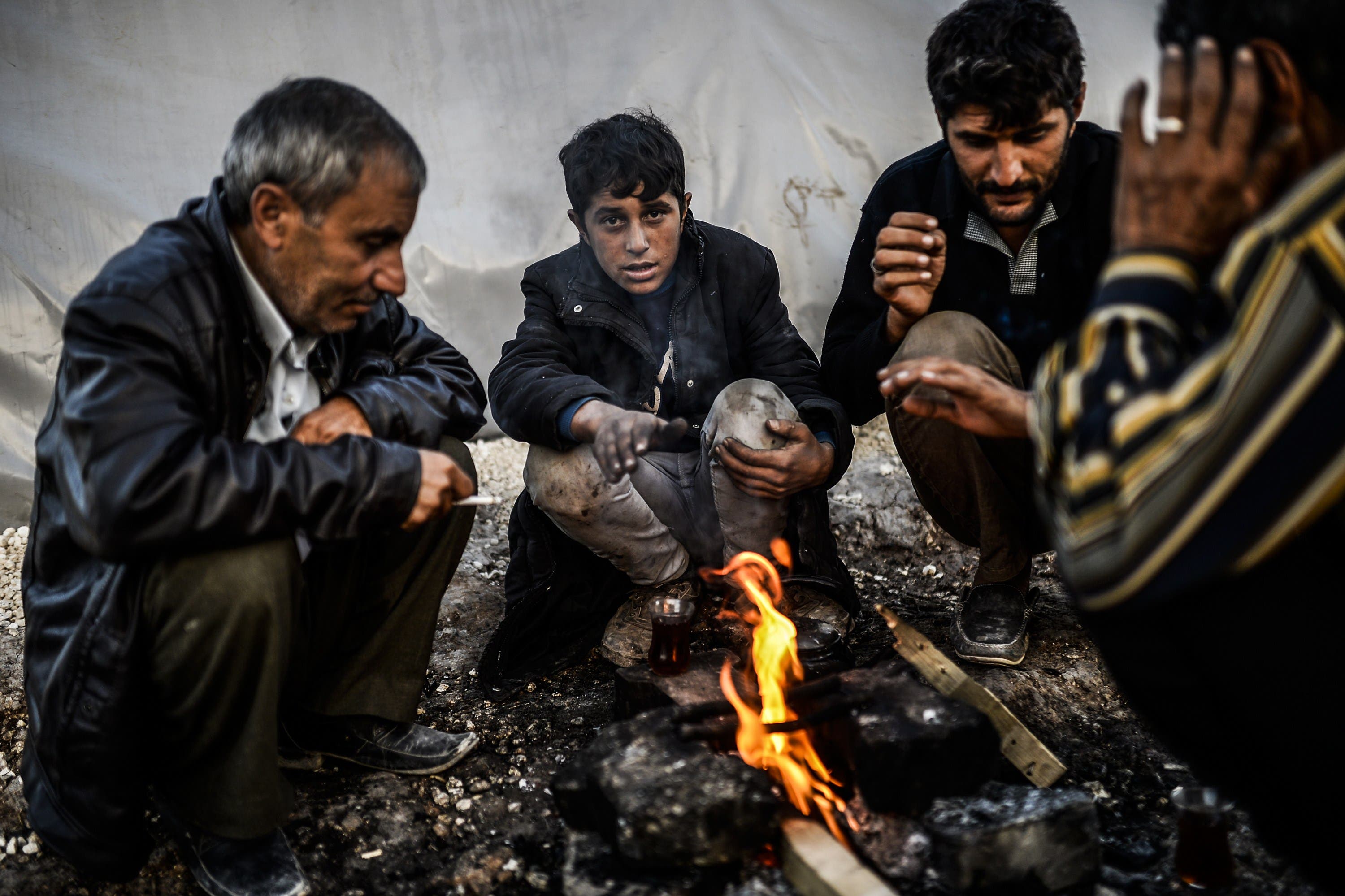 Kobane refugees on the run from ISIS