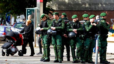 German Riot police