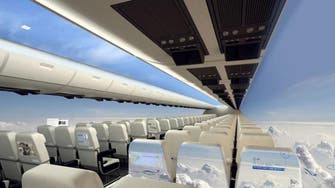 Airliner of the future? UK firm shows windowless plane concept