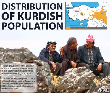Infographic: Distribution of Kurdish population
