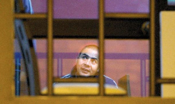 صورة نشرتها وسائل الاعلام البيروفية لمحمد أمادار بعد اعتقاله