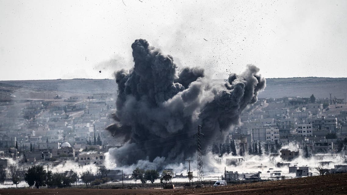 Fighter jet hit Kobani