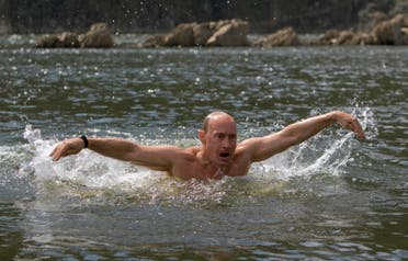 يسبح في سيبيريا
