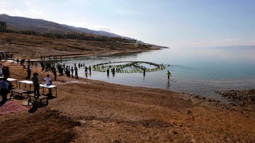 Breaking Guinness record at Jordan’s dead sea 