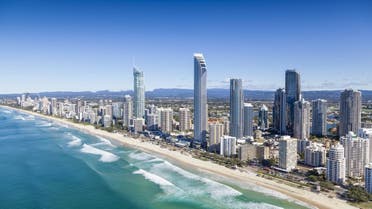 An aerial view of Surfers Paradise on the Gold Coast, Queensland, Australia. (Shutterstock)