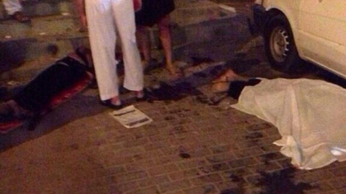The masked assailants fatally shot five and wounded nine others. (Al Arabiya News)