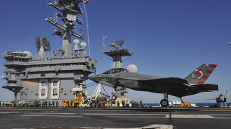 U.S. F-35C jets complete first successful carrier landings