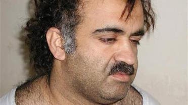Khalid Sheikh Mohammed is shown in this photograph during his arrest on March 1, 2003. (File photo: Reuters)