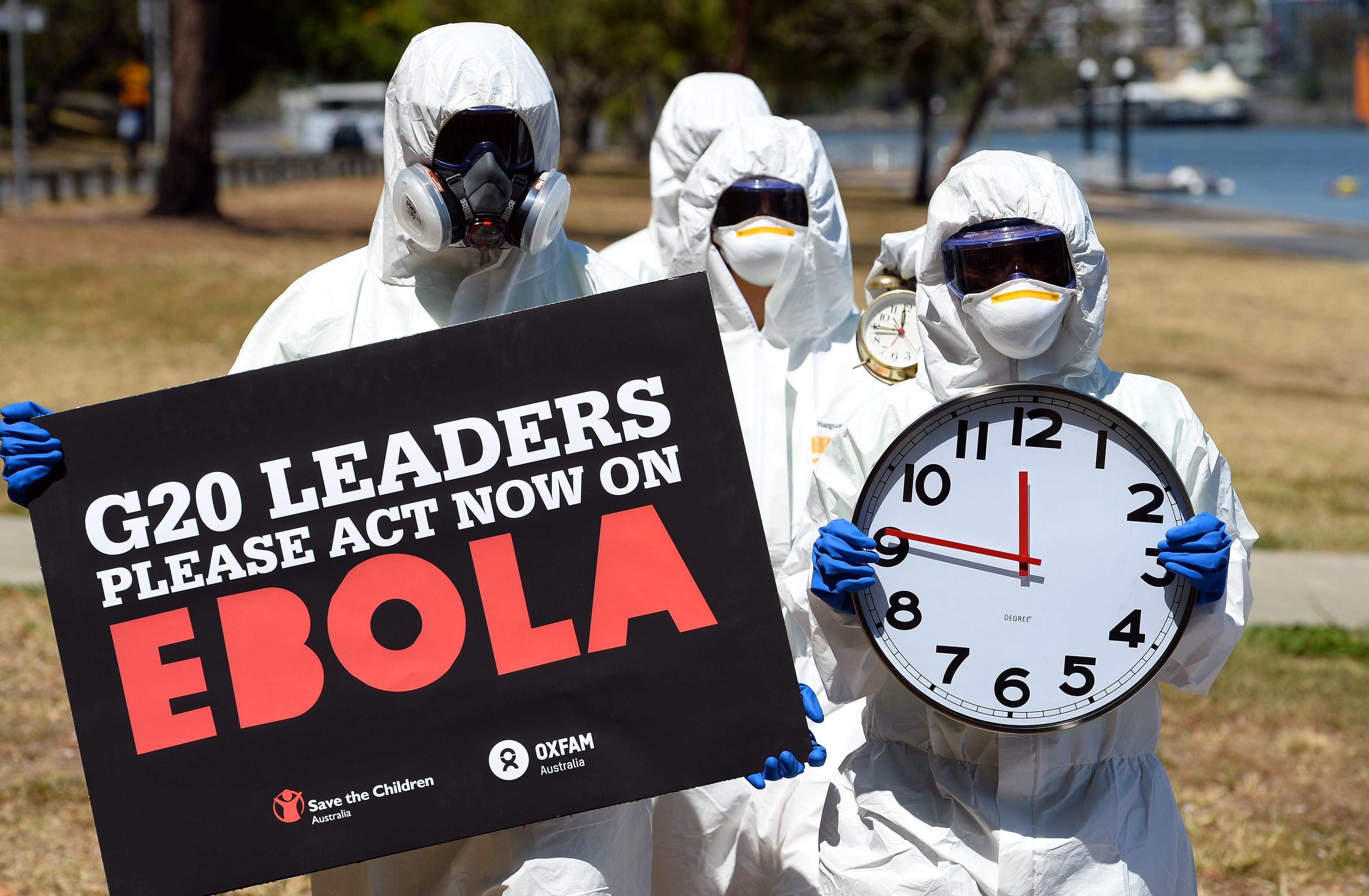 Ebola Brisbane G20 AFP 